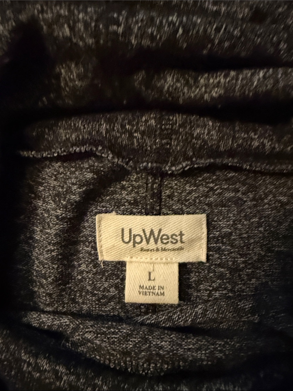 UpWest Charcoal Turtleneck Tunic Sweater - Picture 2 of 3